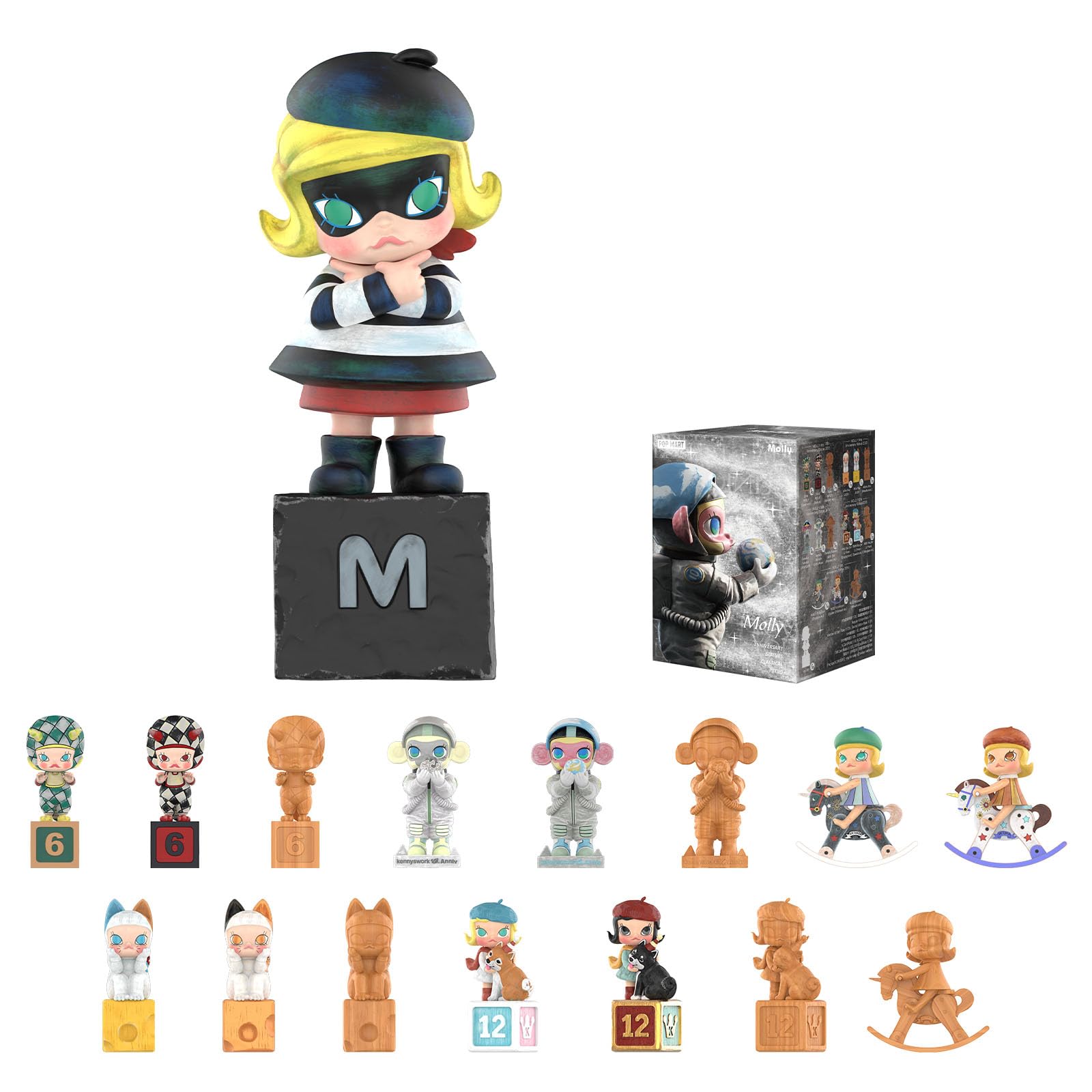 Foto 2 pulgar | Estatuas De Aniversario De Molly De Blind Box Figures Pop Mart - Venta Internacional.