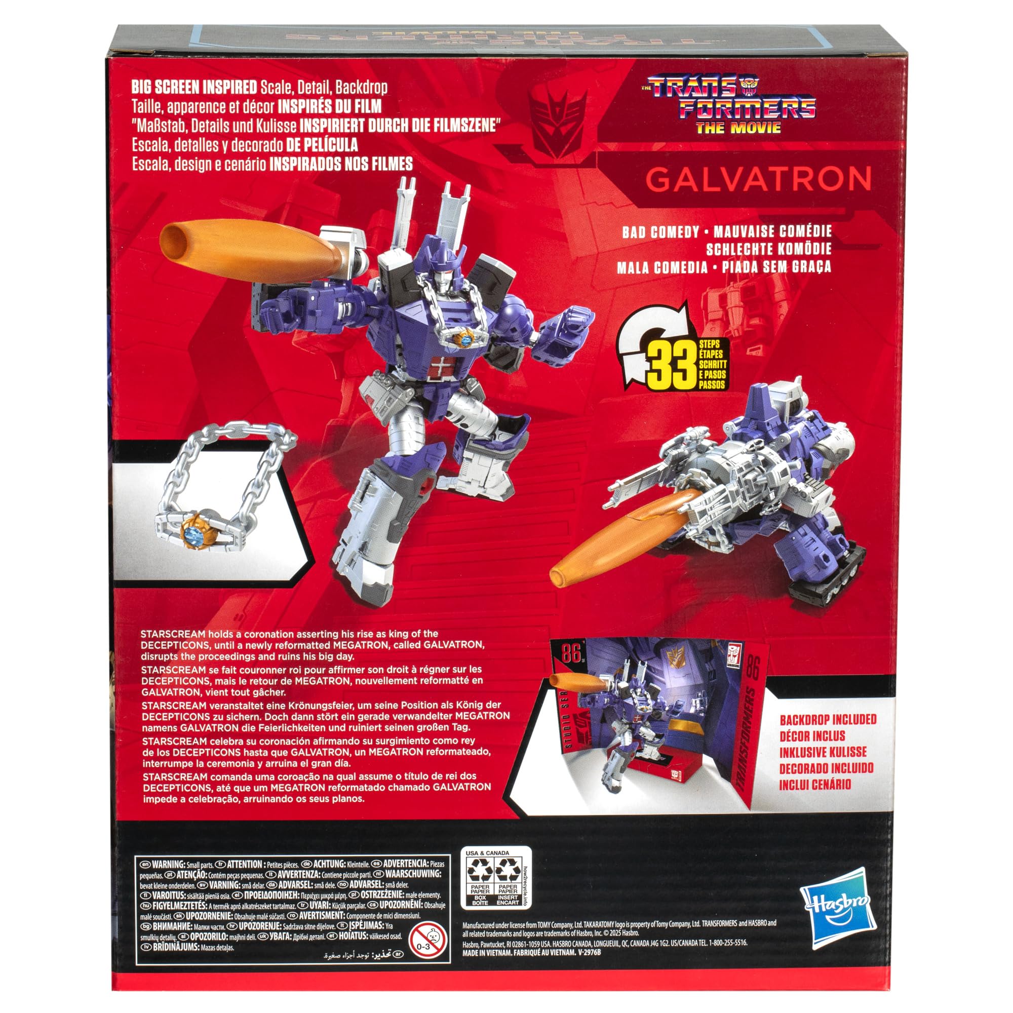Foto 6 pulgar | Figura de Acción Transformers Studio Series Galvatron 21.6 cm - Venta Internacional