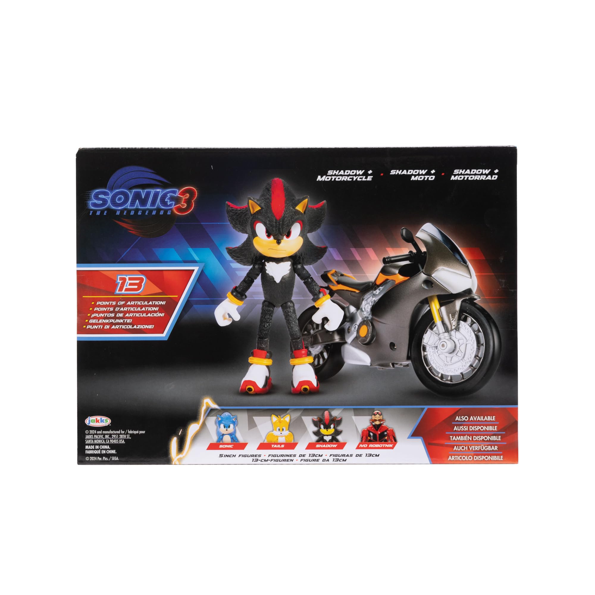 Foto 7 pulgar | Figura Sonic The Hedgehog Movie 5 con Vehículo - Venta Internacional