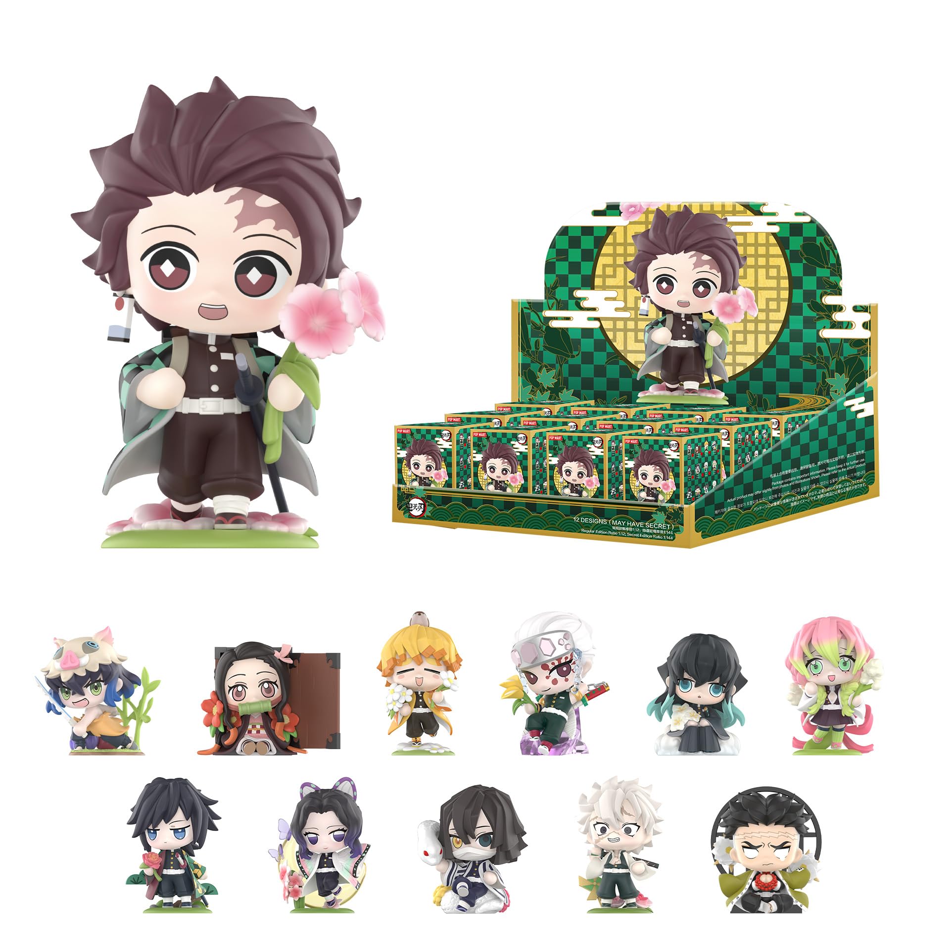 Foto 2 pulgar | Figura Pop Mart Kimetsu No Yaiba Birth Flower 12 Piezas - Venta Internacional