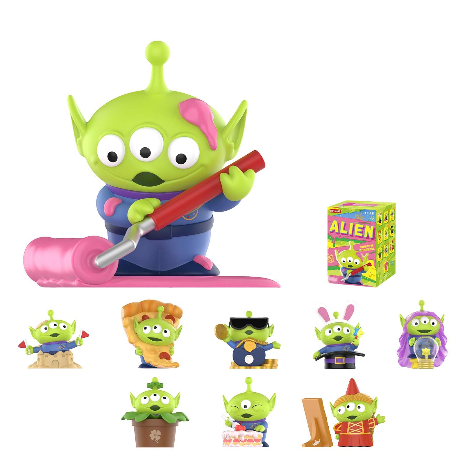 Foto 2 pulgar | Alien Immersive Pop Mart 9 Piezas-Venta Internacional