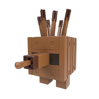 Foto 2 | Figura De Acción Mattel Minecraft Legends Plank Golem 8 Cm - Venta Internacional.