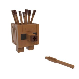 Foto 4 | Figura De Acción Mattel Minecraft Legends Plank Golem 8 Cm - Venta Internacional.