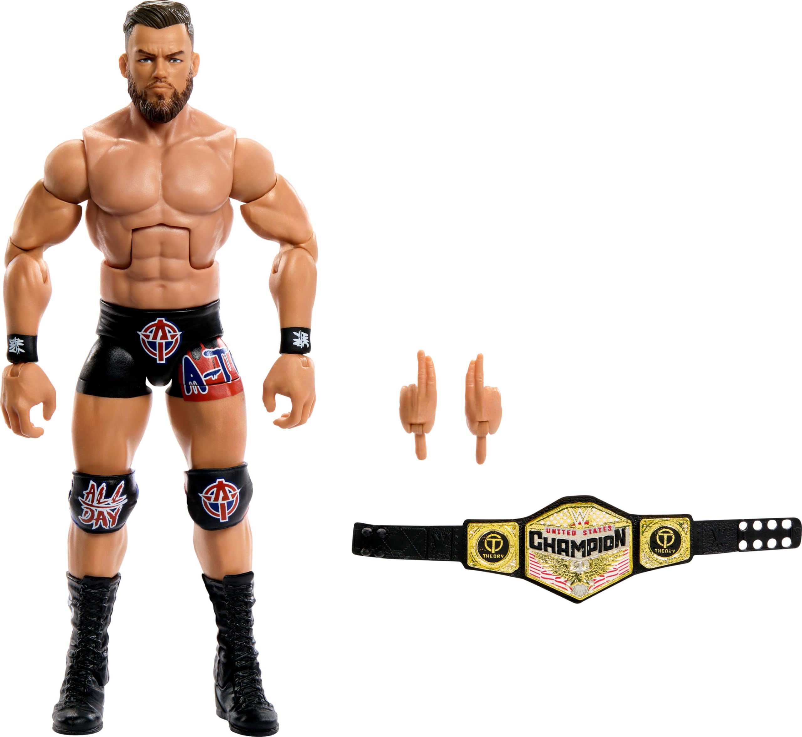 Figura De Acción Mattel Wwe Elite Austin Theory Series 110 - Venta Internacional.