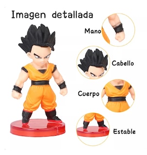 Foto 2 | Dragon Ball Juguetes Mini Colección 16 Piezas 7 Cm Goku Etc