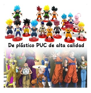 Foto 3 | Dragon Ball Juguetes Mini Colección 16 Piezas 7 Cm Goku Etc