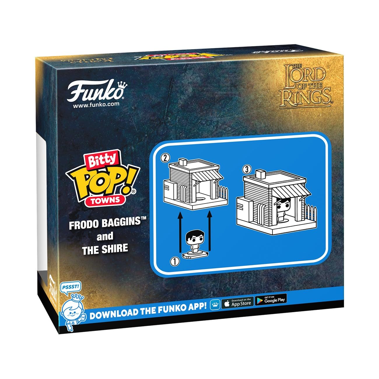 Foto 4 pulgar | Figura De Colección Funko Pop! Bitty Town: El Señor De Los Anillos - Venta Internacional.