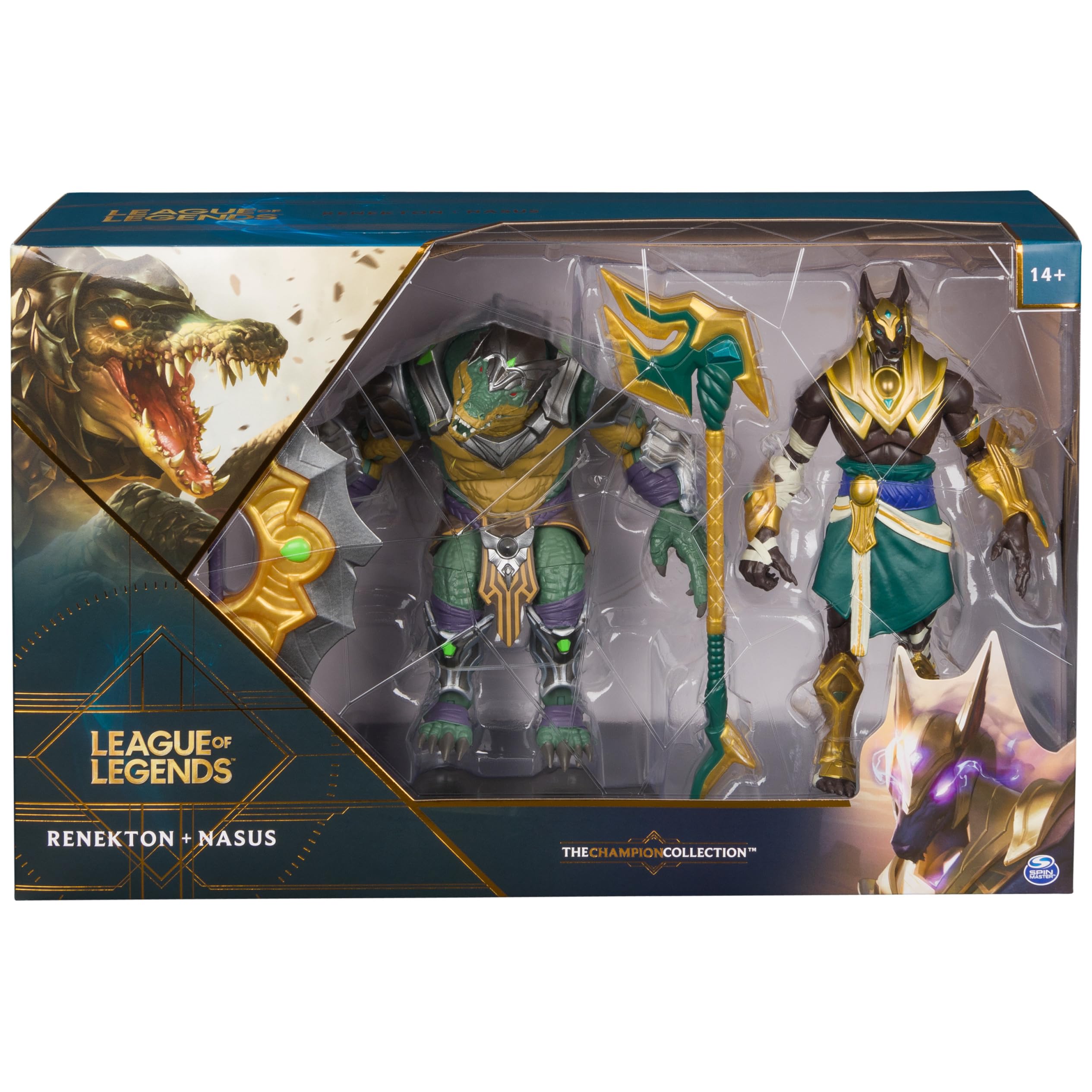 Foto 3 pulgar | Figuras Coleccionables League Of Legends Nasus Y Renekton - Venta Internacional.