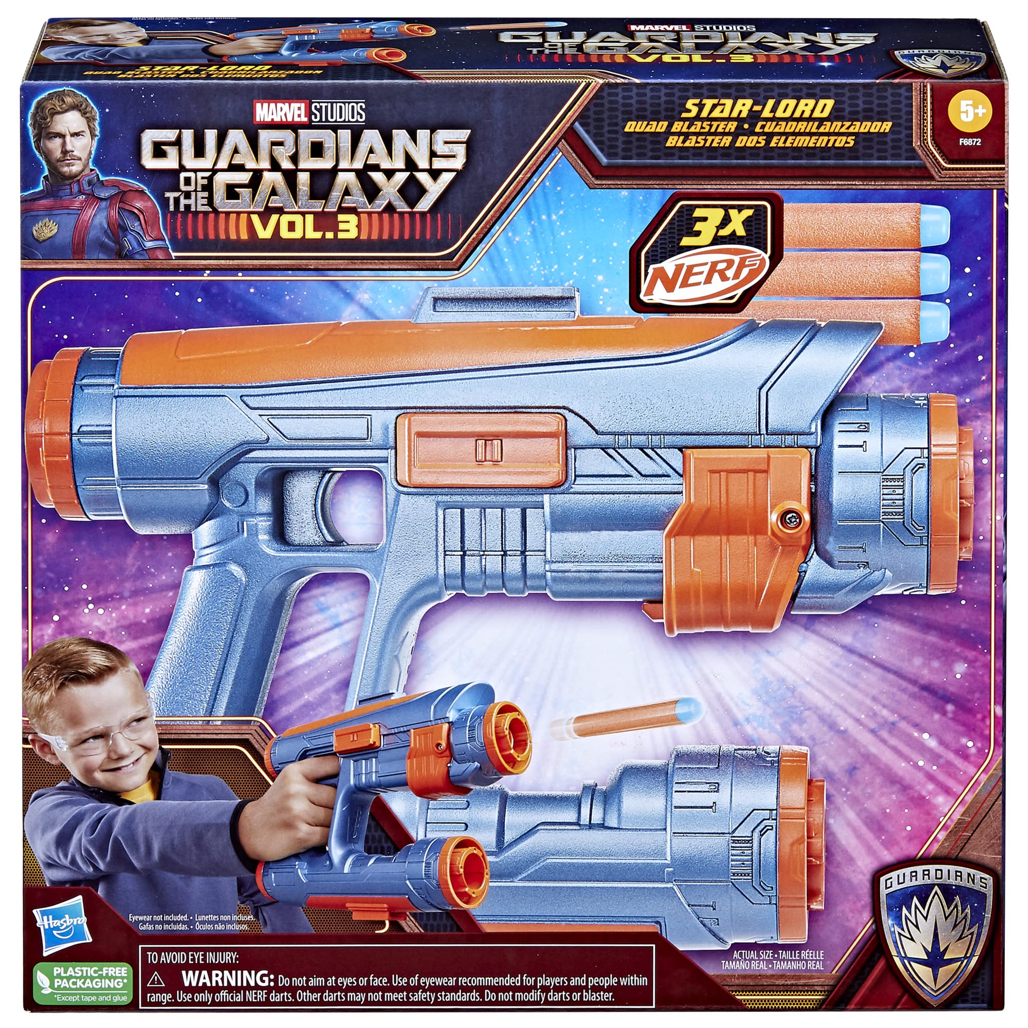 Foto 2 | Juego De Rol Super Hero Toy Marvel Guardianes De La Galaxia - Venta Internacional.