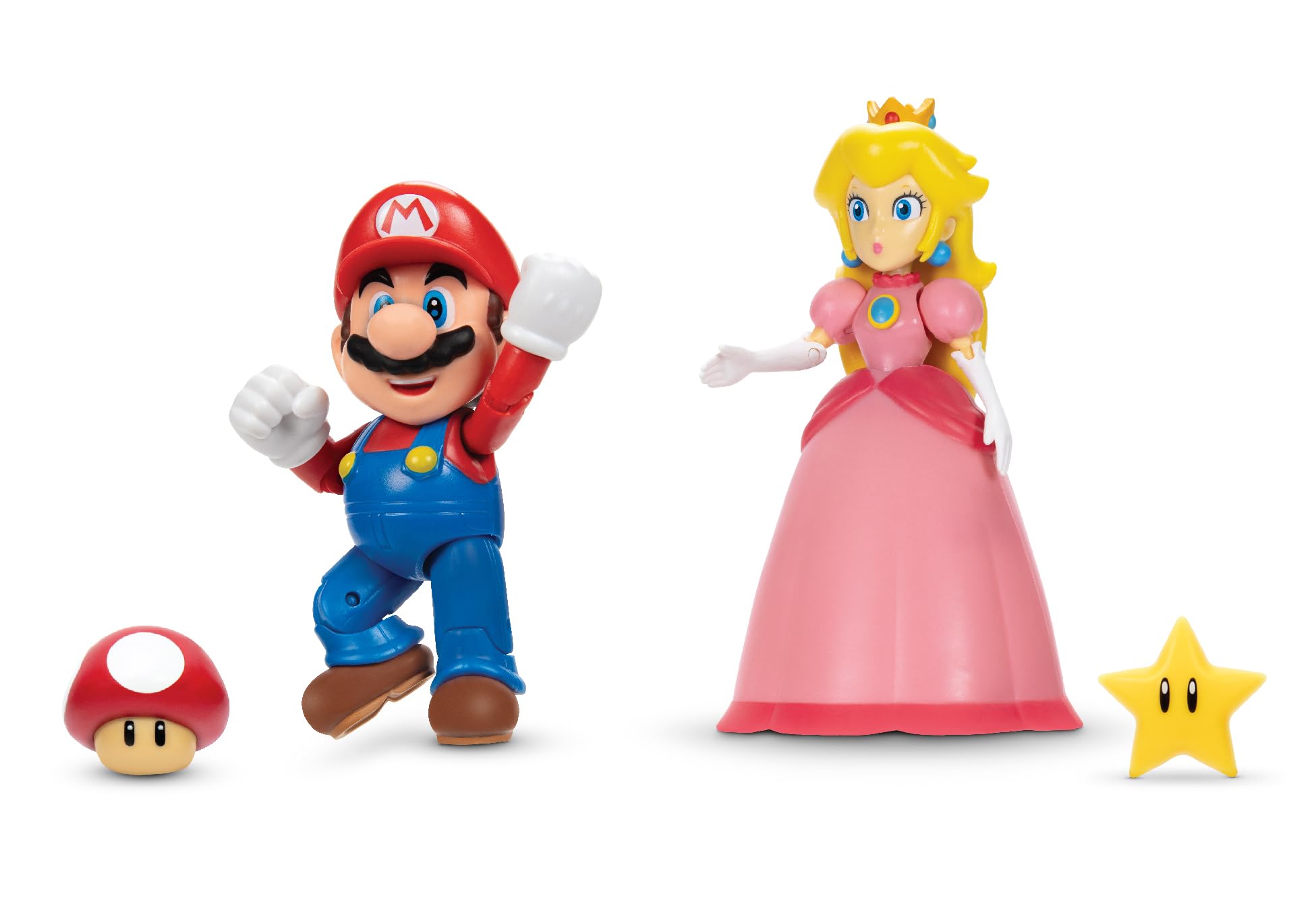 Figura 2 Figuras Super Mario Nintendo Mario & Peach 4 - Venta Internacional.