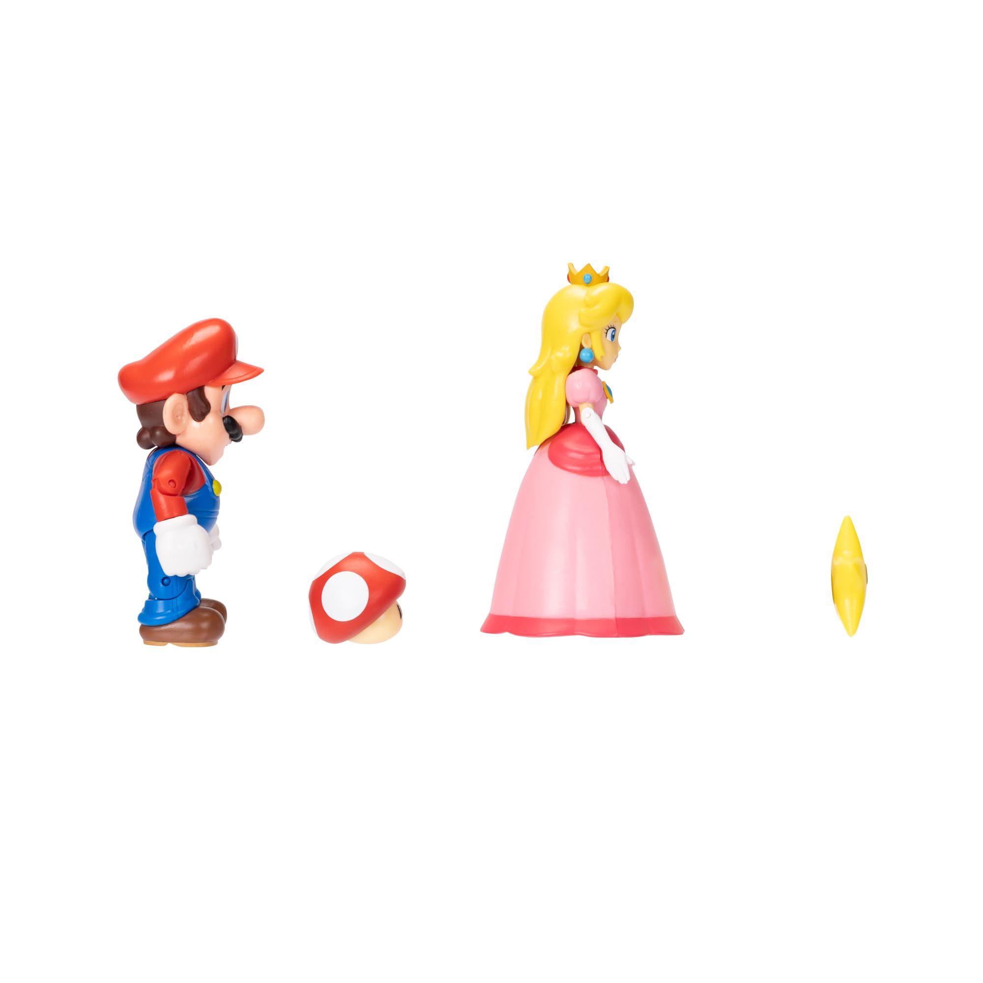 Foto 3 | Figura 2 Figuras Super Mario Nintendo Mario & Peach 4 - Venta Internacional.
