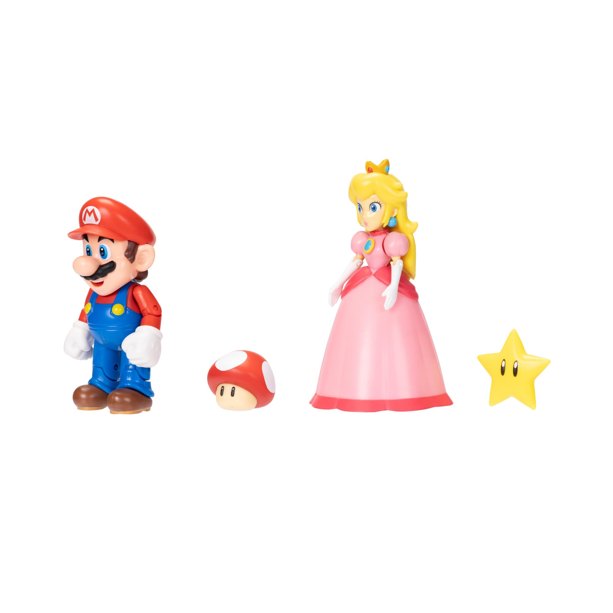 Foto 4 | Figura 2 Figuras Super Mario Nintendo Mario & Peach 4 - Venta Internacional.