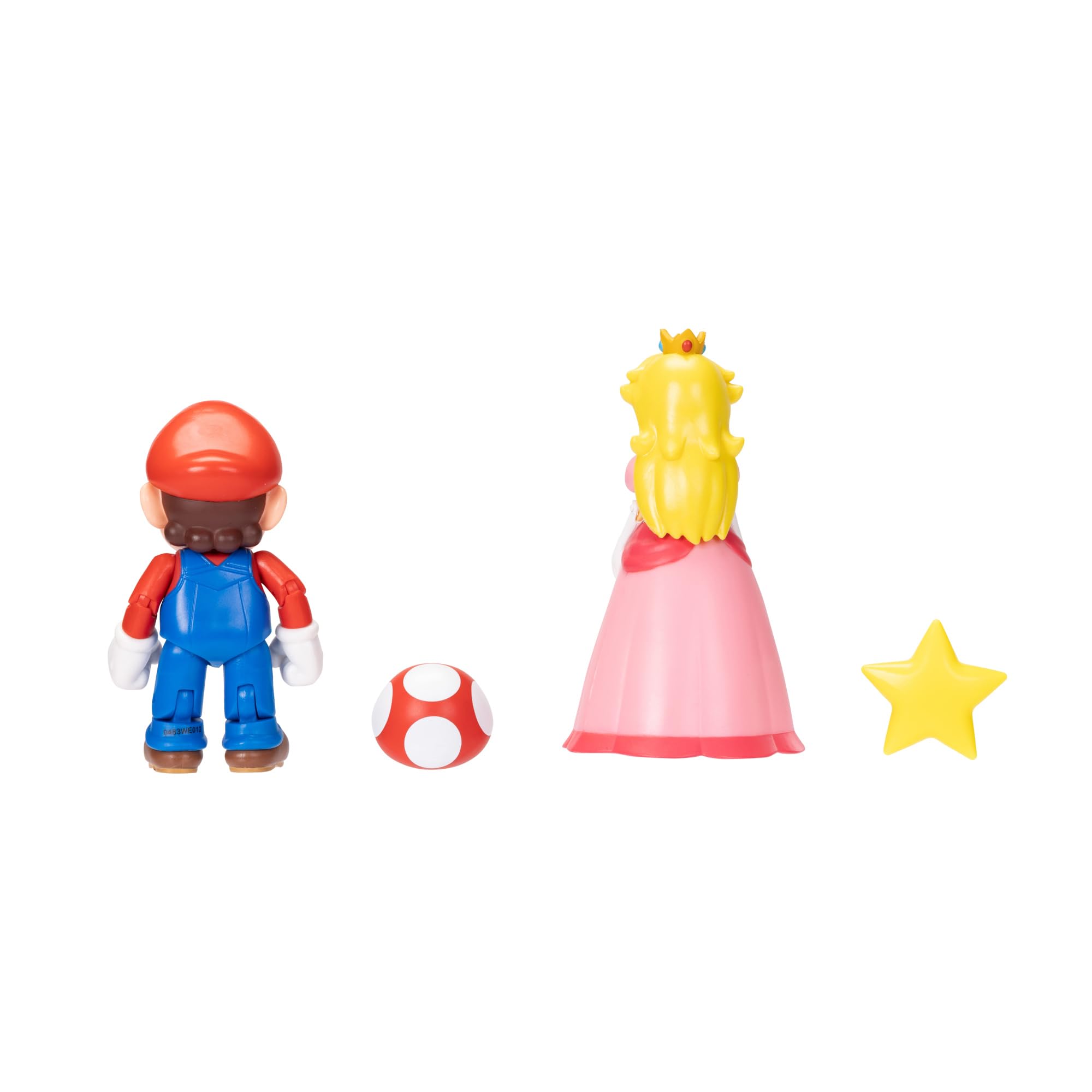 Foto 5 | Figura 2 Figuras Super Mario Nintendo Mario & Peach 4 - Venta Internacional.