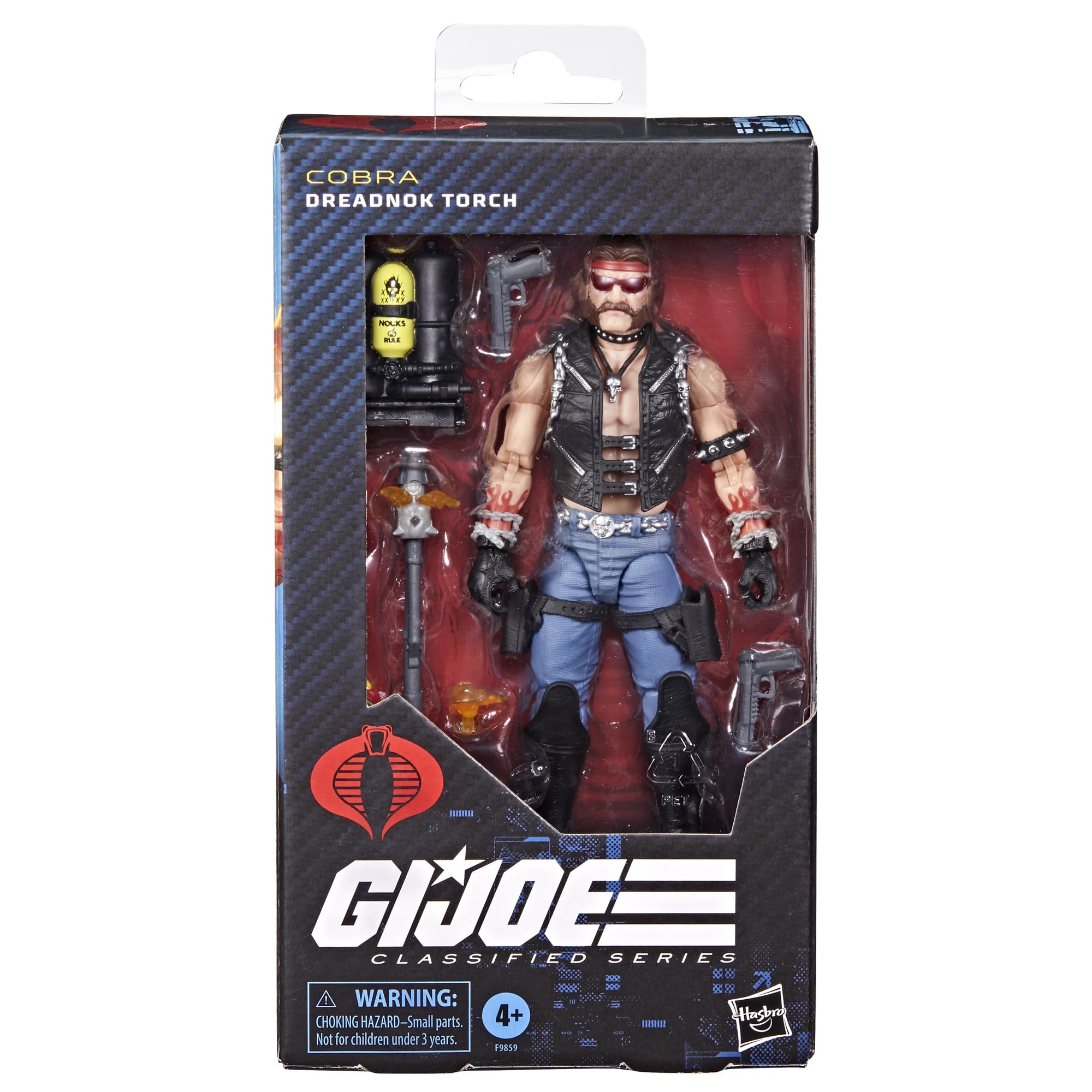 Foto 3 pulgar | Figura de Acción G.i. Joe Classified Series Dreadnok Torch - Venta Internacional