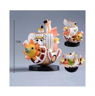 Foto 2 | Figura 2 Mini Barco Thousand Sunny Y Going Merry One Piece Multicolor