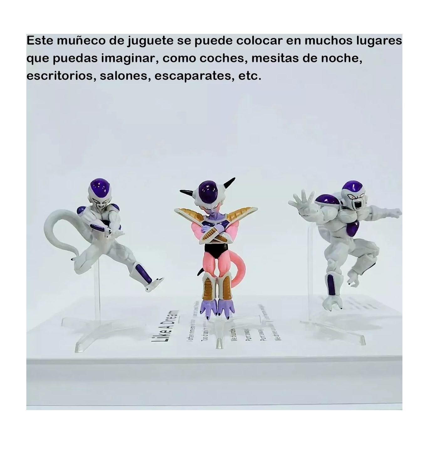 Foto 5 pulgar | Figuras Dragon Ball Z Freezer Frieza Anime Coleccionables 8 Pzs Multicolor