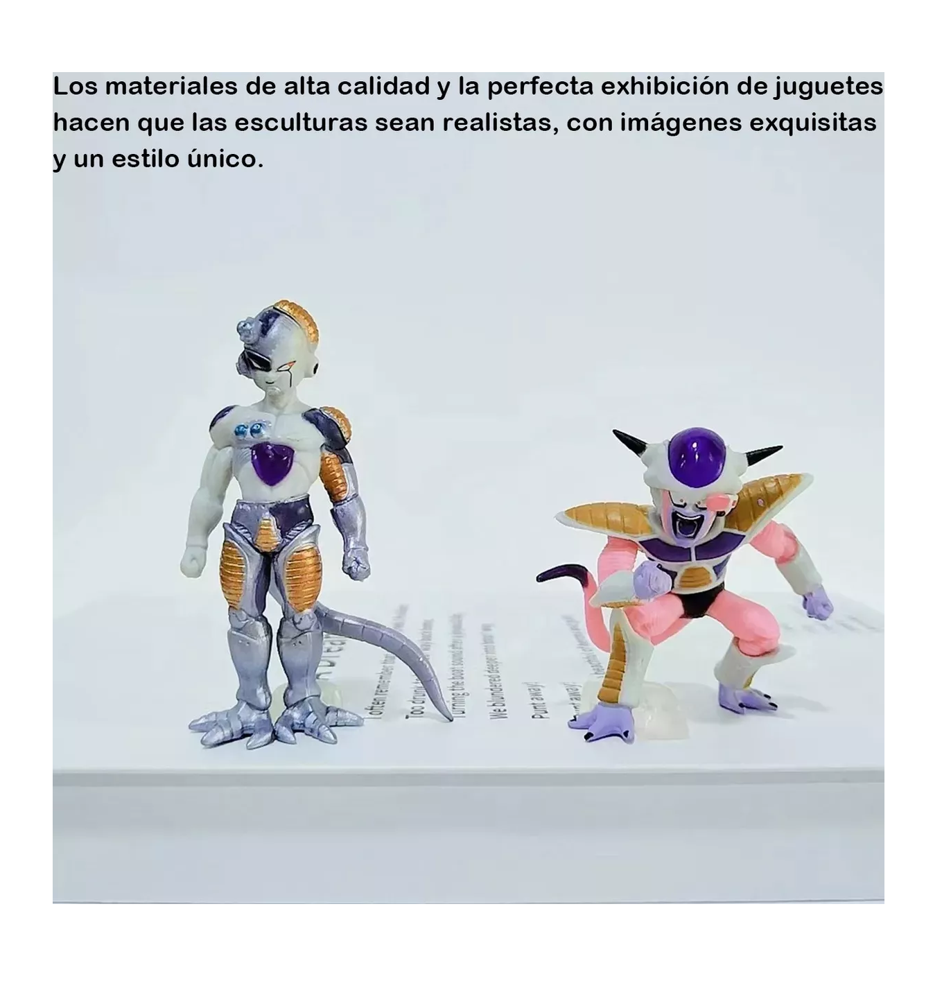 Foto 6 pulgar | Figuras Dragon Ball Z Freezer Frieza Anime Coleccionables 8 Pzs Multicolor