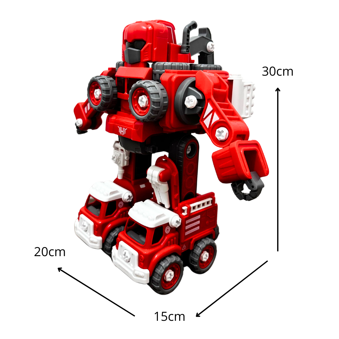 Foto 4 pulgar | Robot Transformable Armable, Interactivo 5 En 1