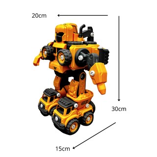 Foto 3 | Robot Zoarium Transformable Armable, Interactivo 5 En 1
