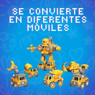 Foto 4 | Robot Zoarium Transformable Armable, Interactivo 5 En 1