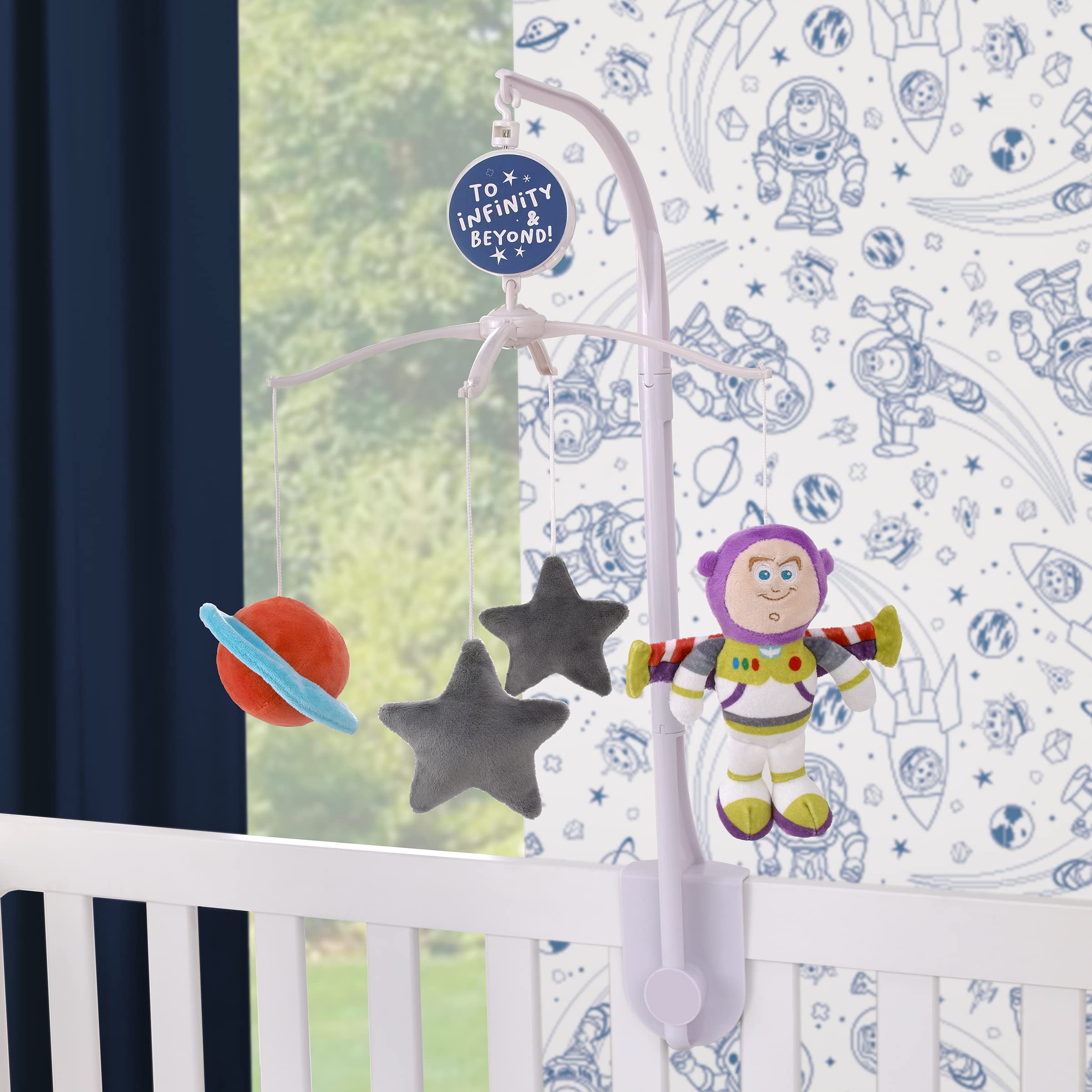 Foto 3 pulgar | Móvil Musical Disney Toy Story Outta This World Con Buzz Lightyear - Venta Internacional.