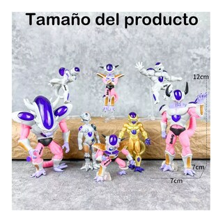 Foto 2 | Figuras Dragon Ball Z Freezer Frieza Anime Coleccionables 8 Pzs Belug Multicolor