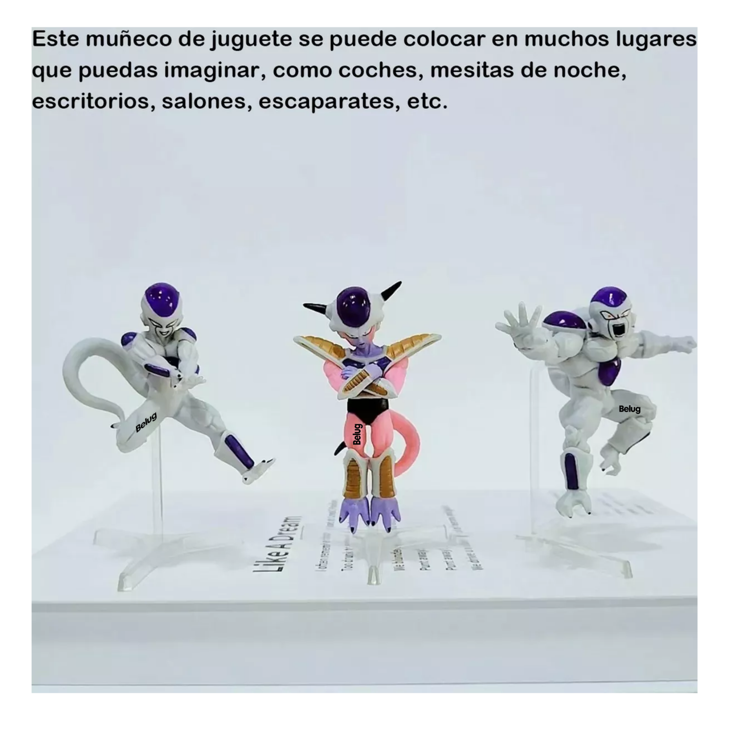 Foto 4 pulgar | Figuras Dragon Ball Z Freezer Frieza Anime Coleccionables 8 Pzs Belug Multicolor