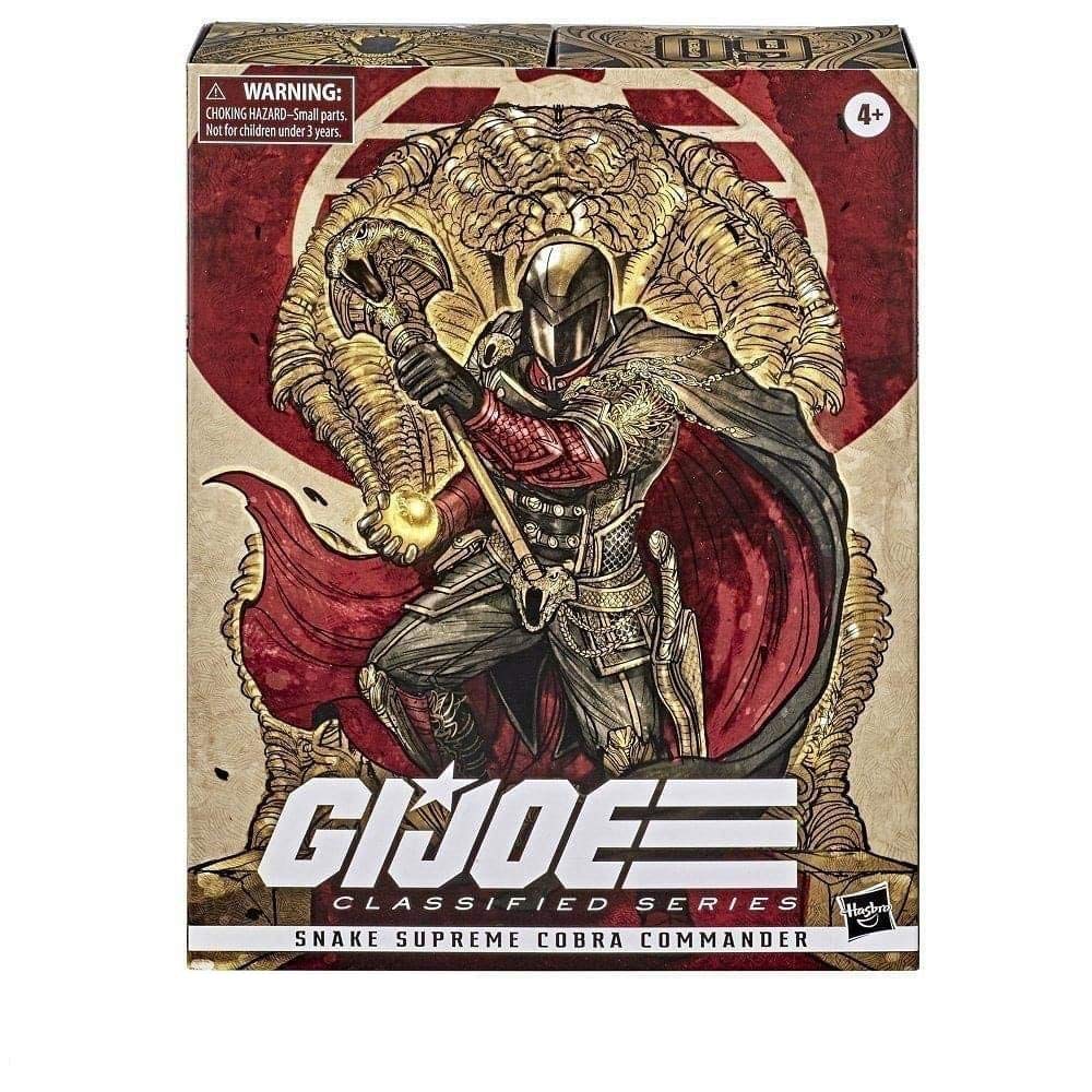 Foto 3 | Figura De Acción Hasbro G.i. Joe Classified Series Snake Supreme Cobra Commander 15 Cm - Venta Internacional.