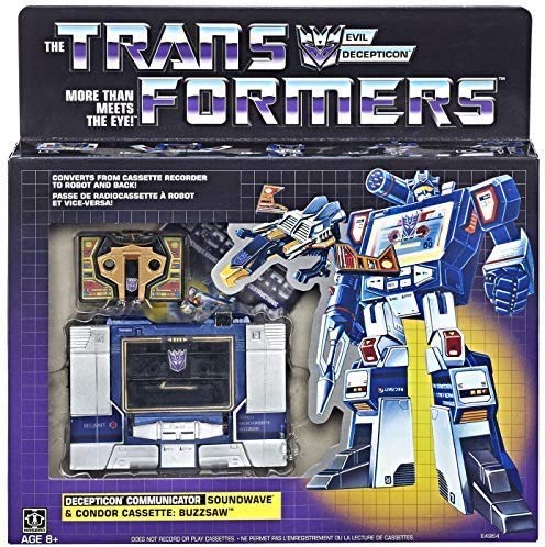 Foto 3 pulgar | Figuras De Acción Hasbro Transformers Vintage G1 Soundwave & Buzzsaw - Venta Internacional.
