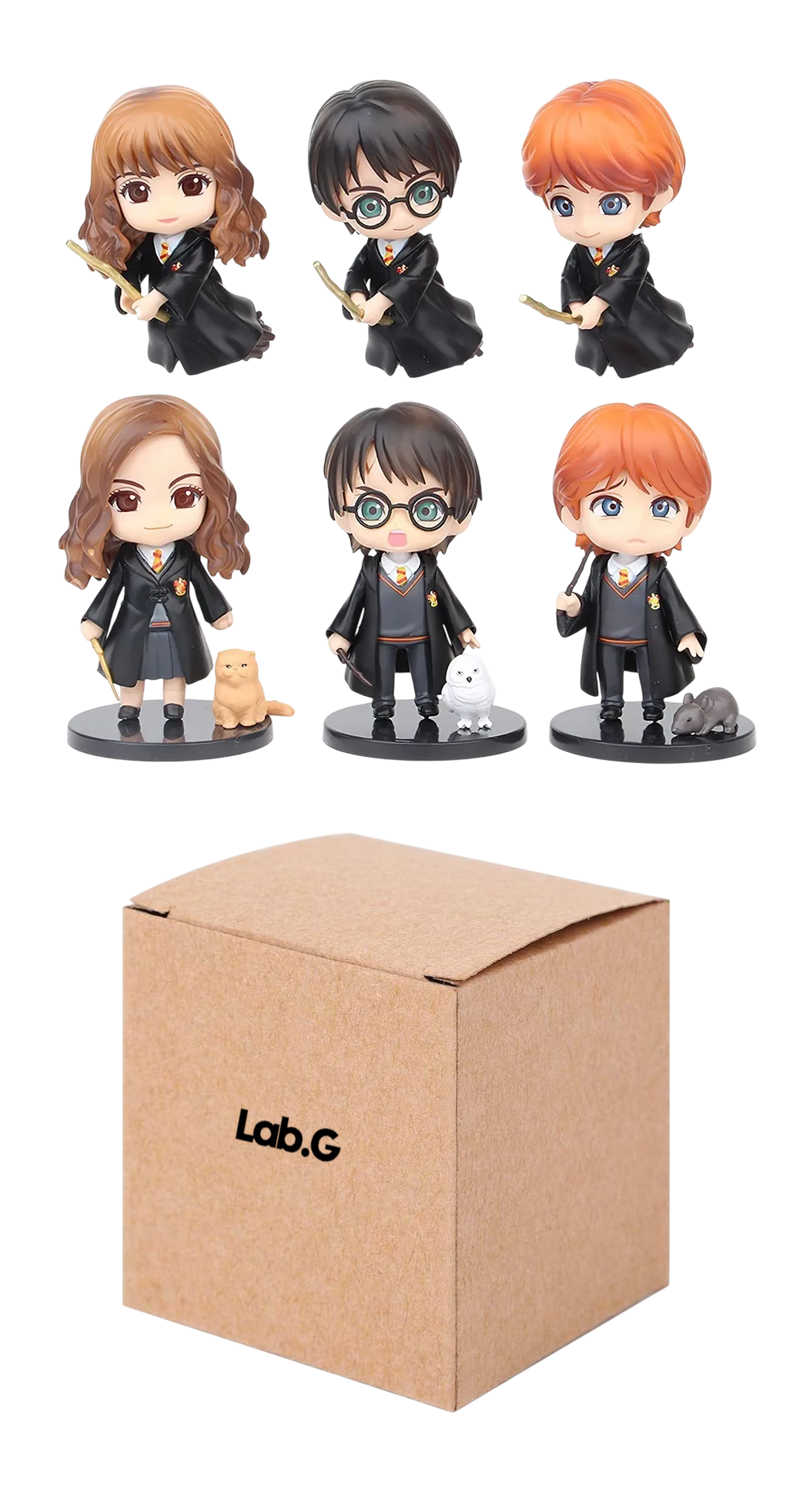 Juguetes Figuras Coleccionables Harry Potter 6 Pzs