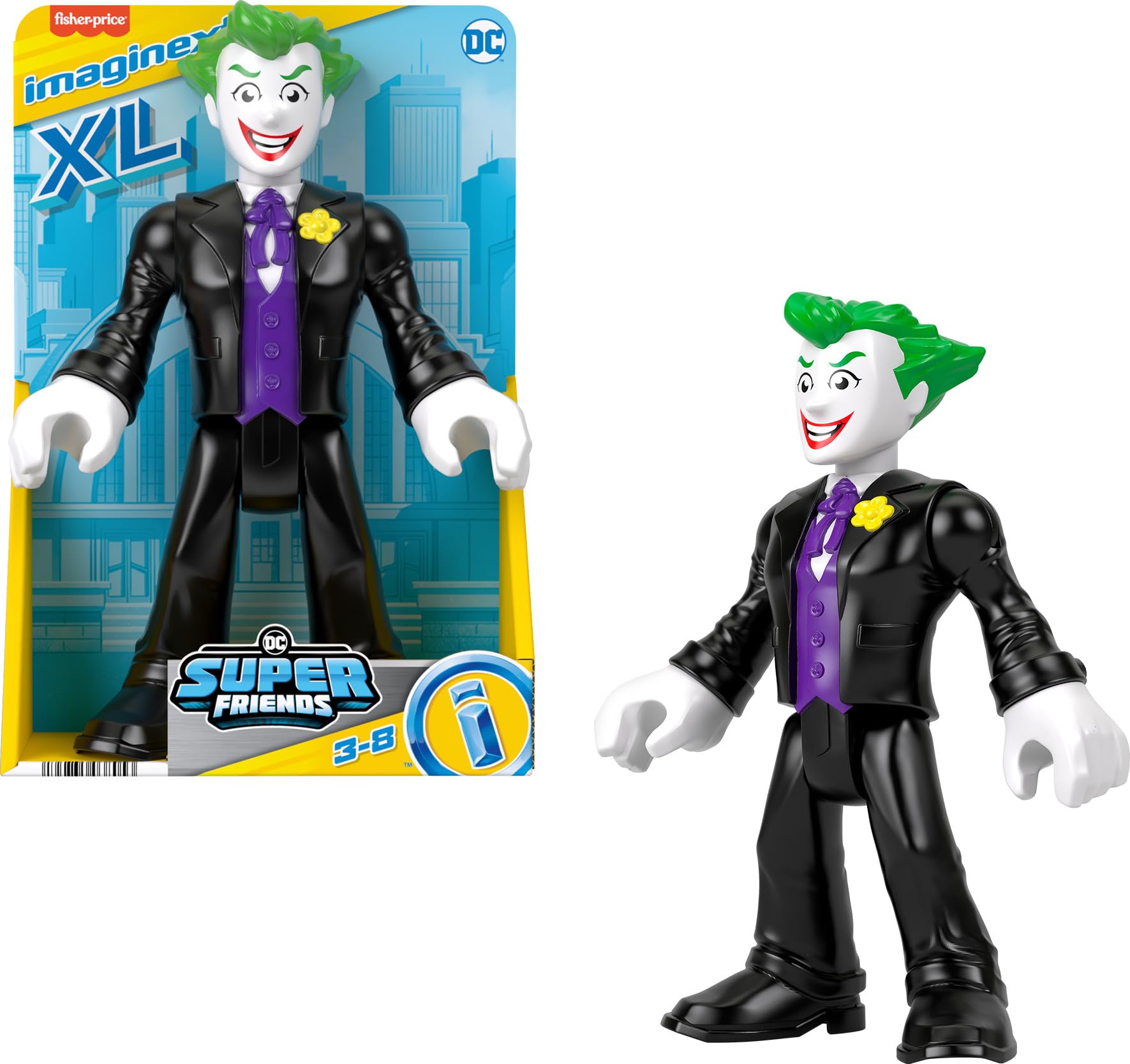 Figura De Acción Fisher-price Imaginext Dc Super Friends Joker - Venta Internacional.