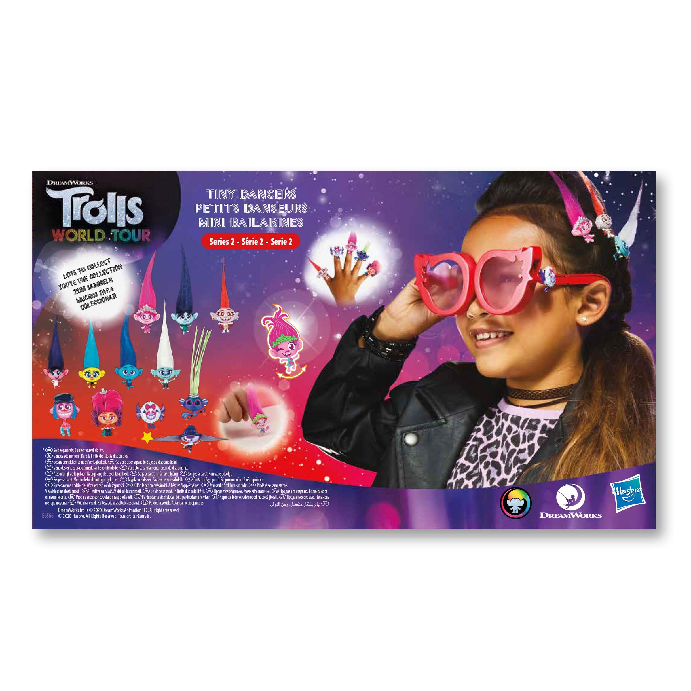 Foto 6 pulgar | Paquete Misterioso De La Serie 1 De Toy Hasbro Trolls World Tour Tiny Dancers - Venta Internacional.