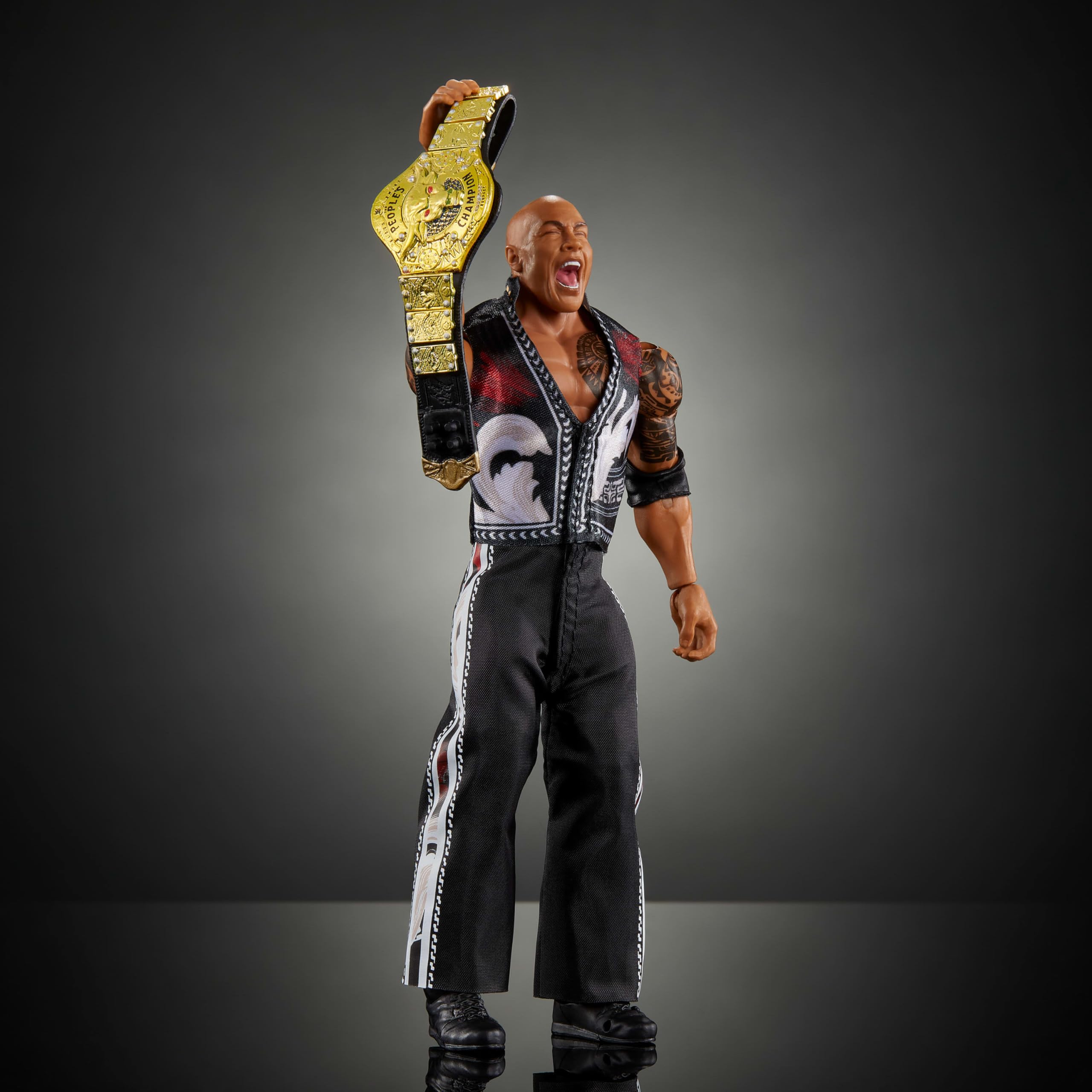 Foto 5 pulgar | Figura Mattel Wwe Ultimate Edition The Rock - Venta Internacional