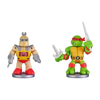 Foto 4 | Minibatling Warriors Contra Pack Raphael Vs Krang - Venta Internacional.