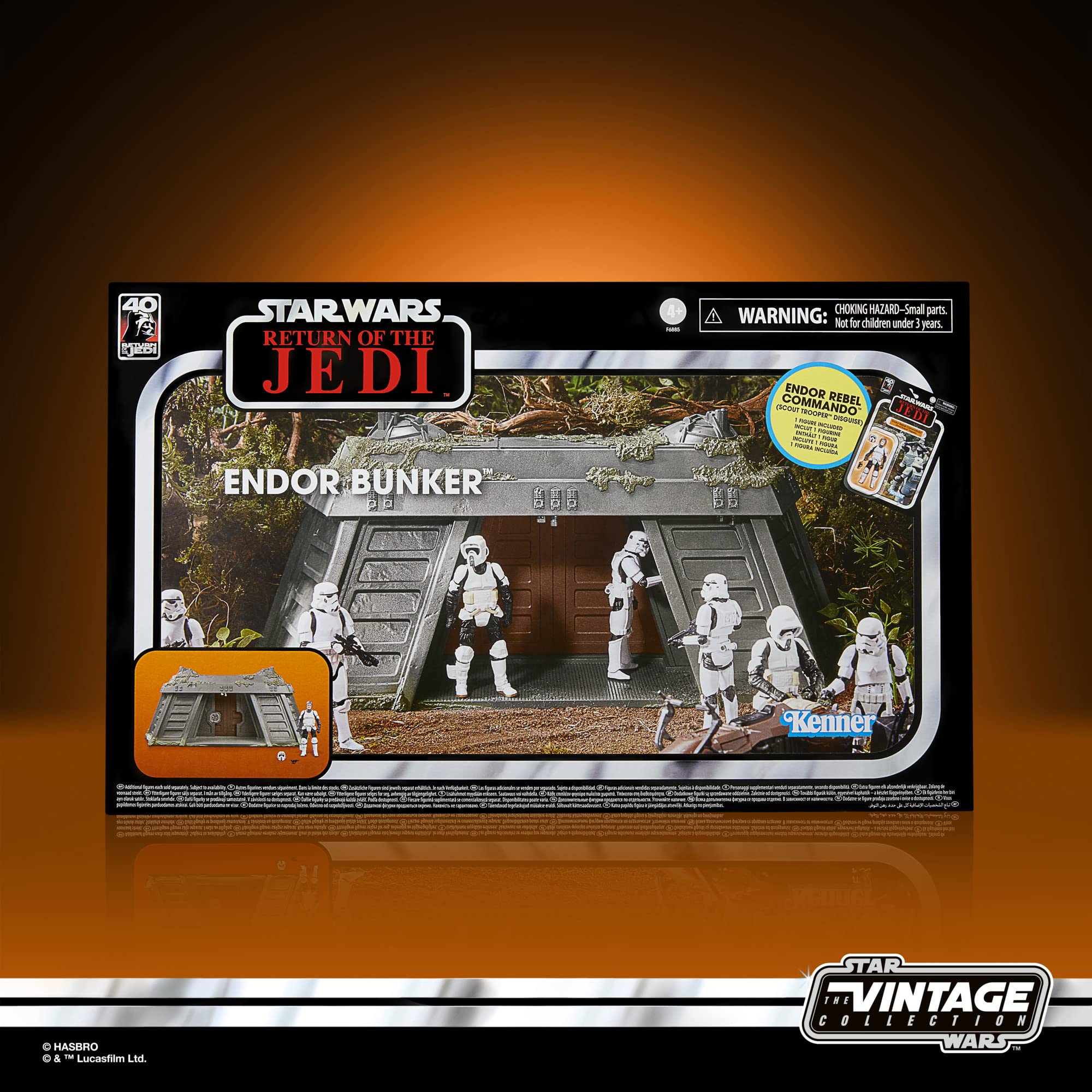 Foto 3 pulgar | Set De Juego Star Wars The Vintage Collection Endor Bunker 9 Cm - Venta Internacional.
