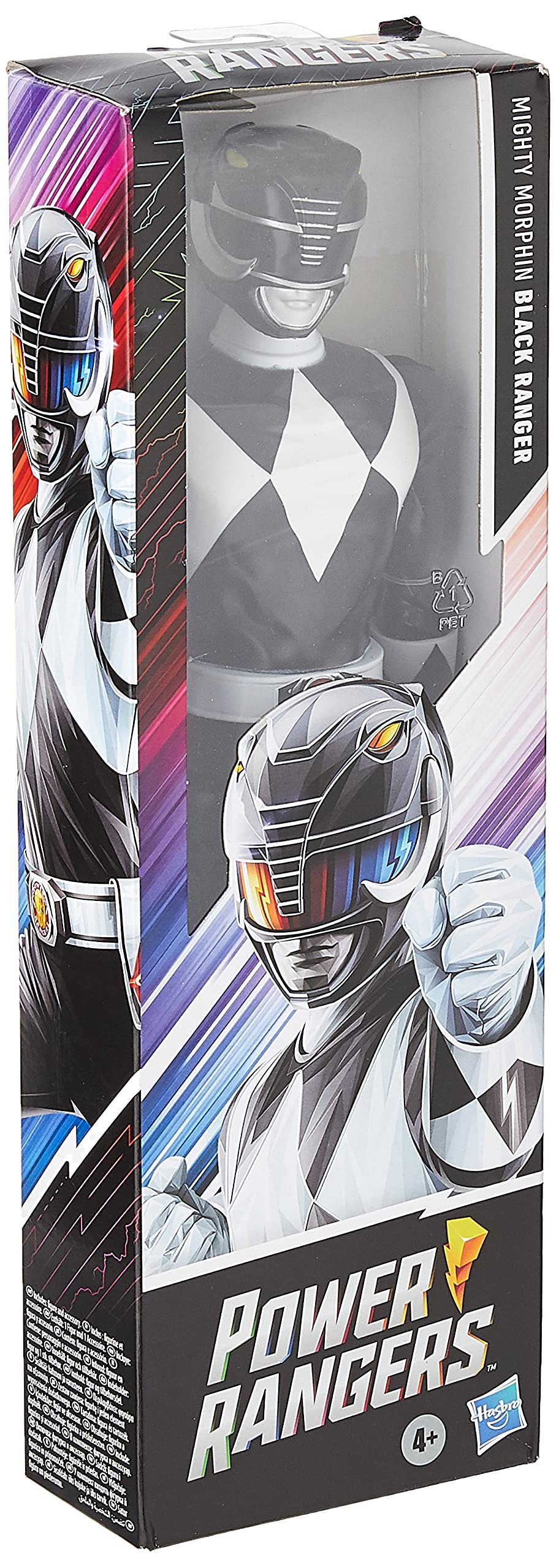Foto 4 pulgar | Figura De Acción Power Rangers Mighty Morphin Black Ranger 30 Cm - Venta Internacional.