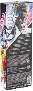 Foto 4 | Figura De Acción Power Rangers Mighty Morphin Black Ranger 30 Cm - Venta Internacional.