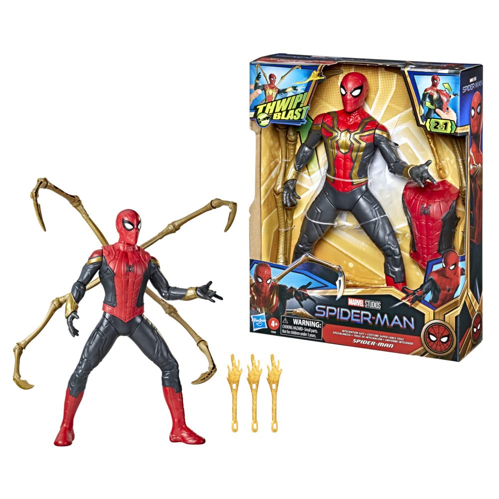 Foto 4 pulgar | Figura De Acción Marvel Spider-man Deluxe De 33 Cm Con Accesorios - Venta Internacional.