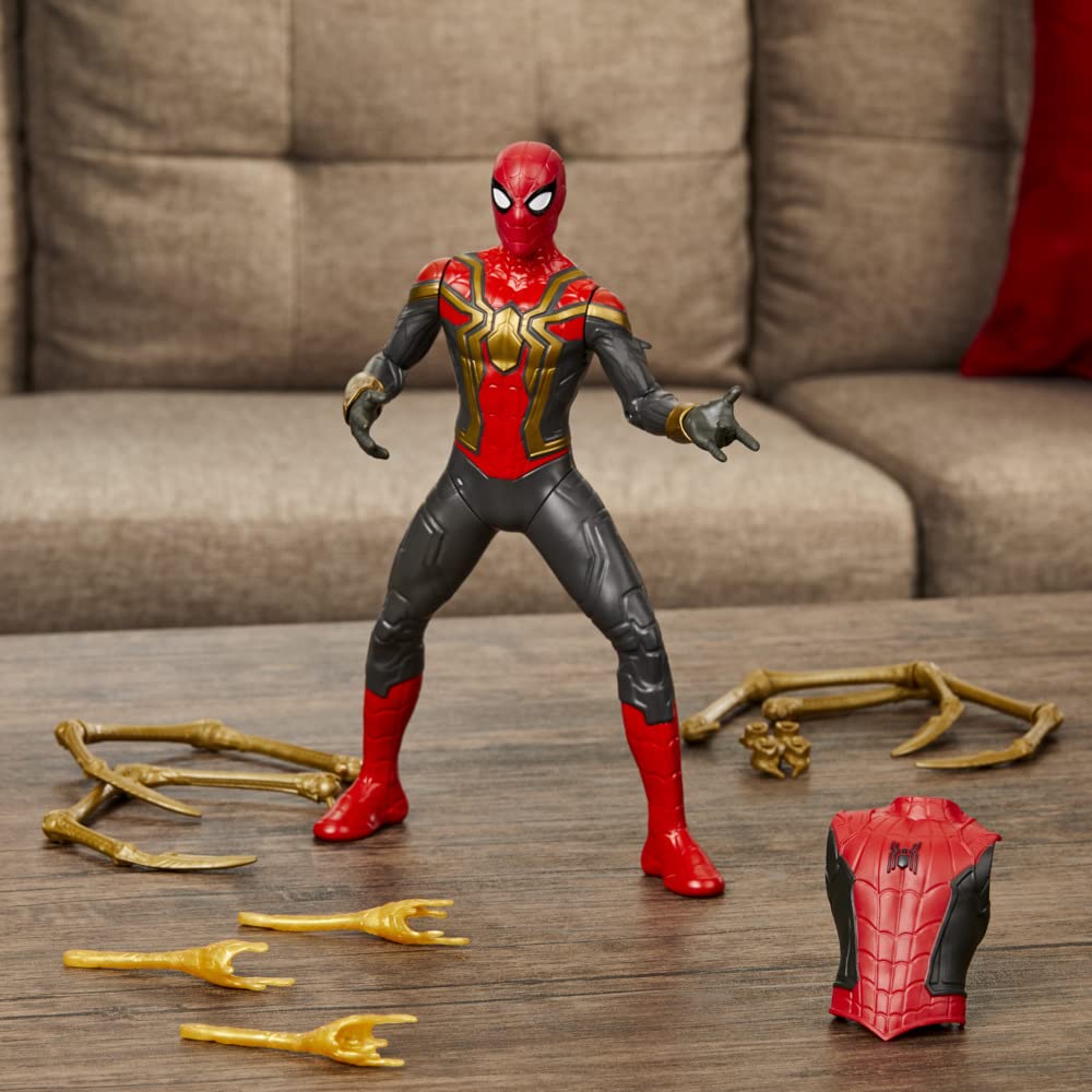 Foto 5 pulgar | Figura De Acción Marvel Spider-man Deluxe De 33 Cm Con Accesorios - Venta Internacional.