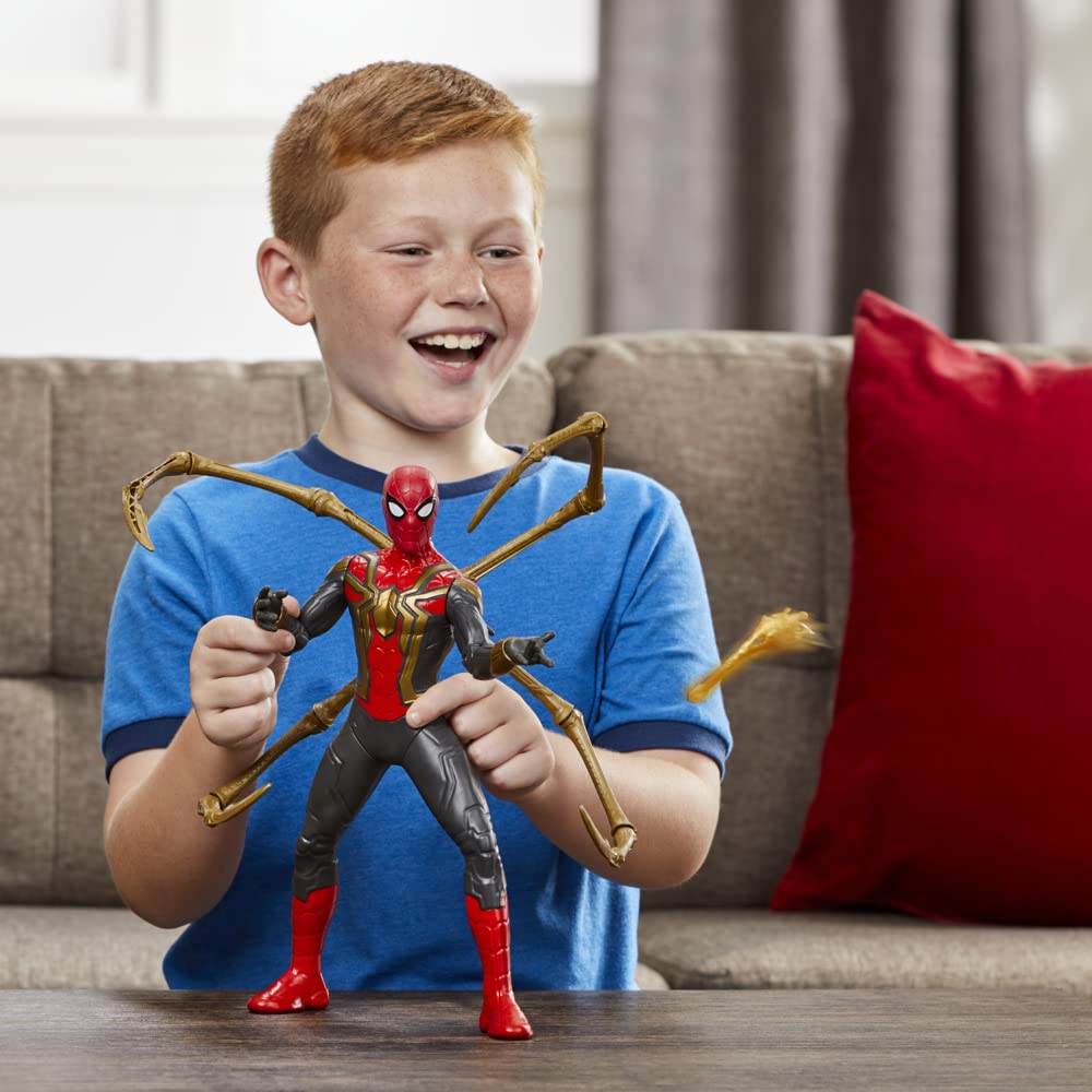 Foto 6 pulgar | Figura De Acción Marvel Spider-man Deluxe De 33 Cm Con Accesorios - Venta Internacional.