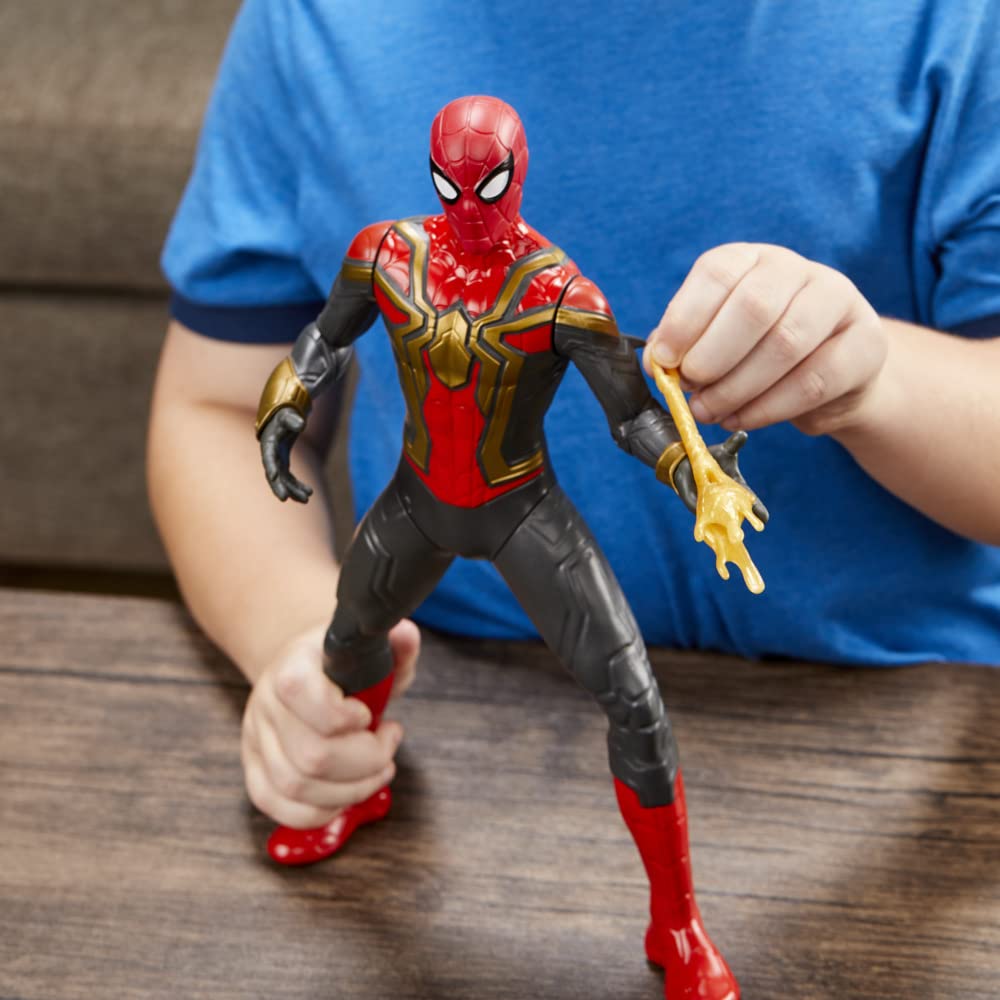 Foto 7 pulgar | Figura De Acción Marvel Spider-man Deluxe De 33 Cm Con Accesorios - Venta Internacional.