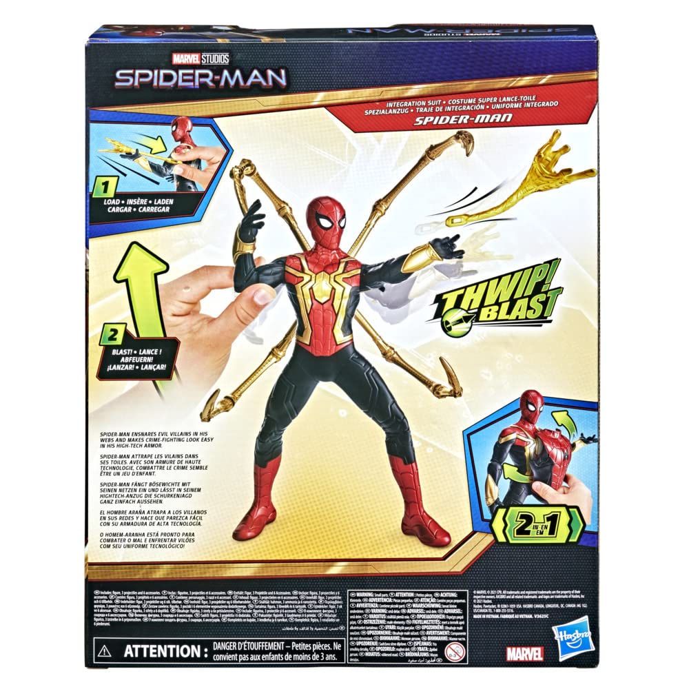 Foto 8 pulgar | Figura De Acción Marvel Spider-man Deluxe De 33 Cm Con Accesorios - Venta Internacional.