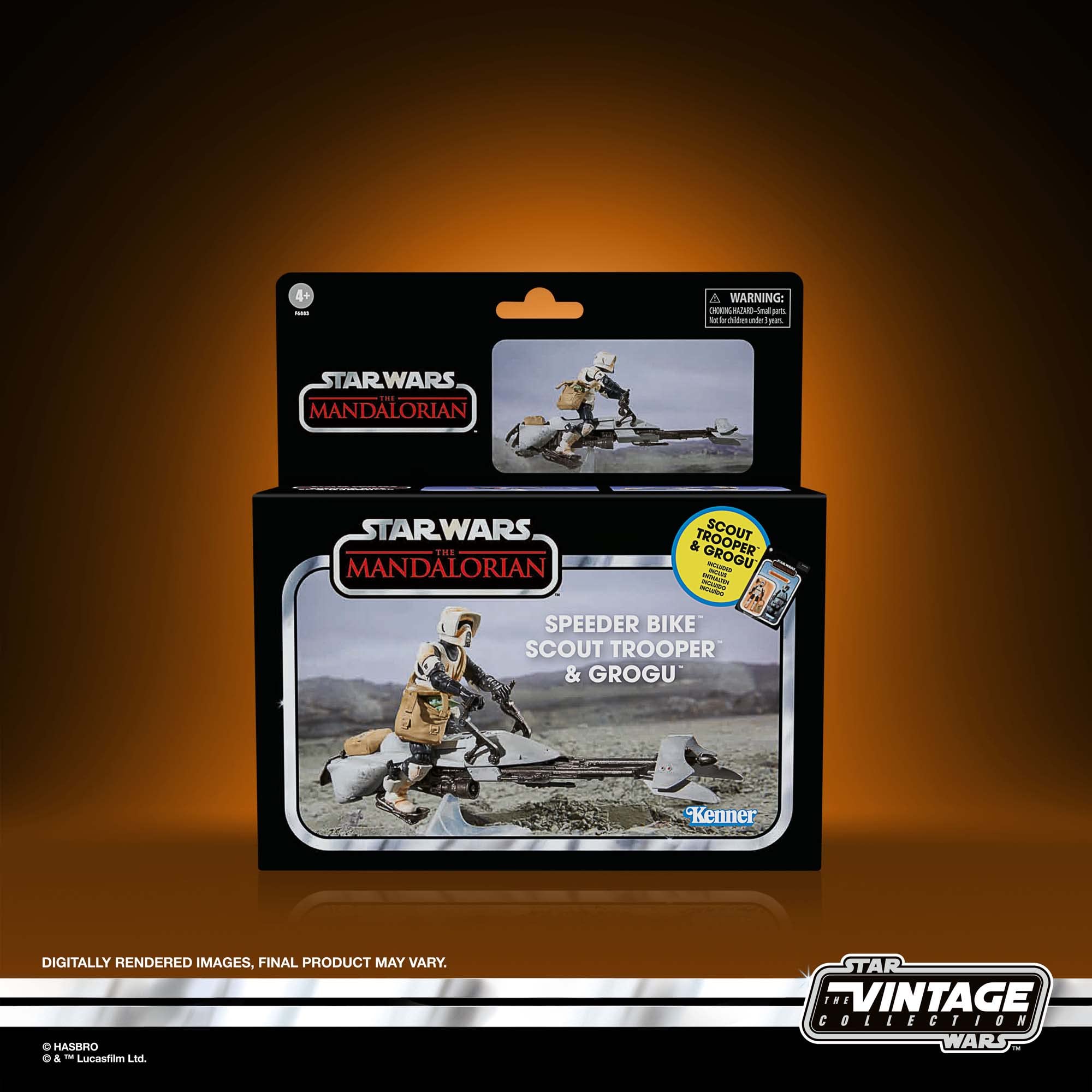 Foto 3 pulgar | Bicicleta Speeder De La Colección Vintage De Toy Star Wars Con Figuras - Venta Internacional.