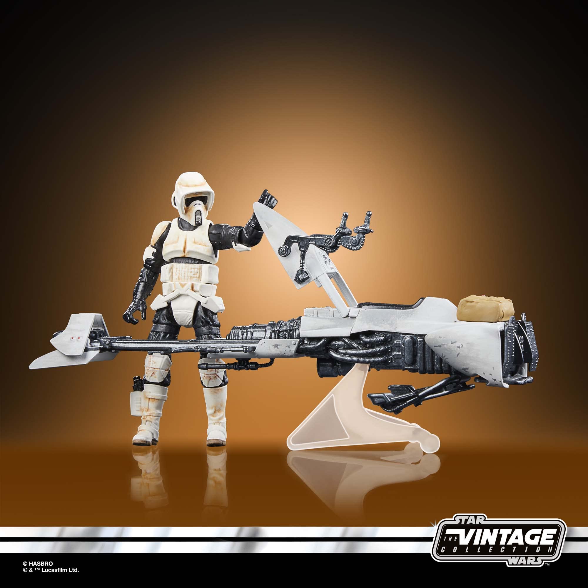 Foto 6 pulgar | Bicicleta Speeder De La Colección Vintage De Toy Star Wars Con Figuras - Venta Internacional.