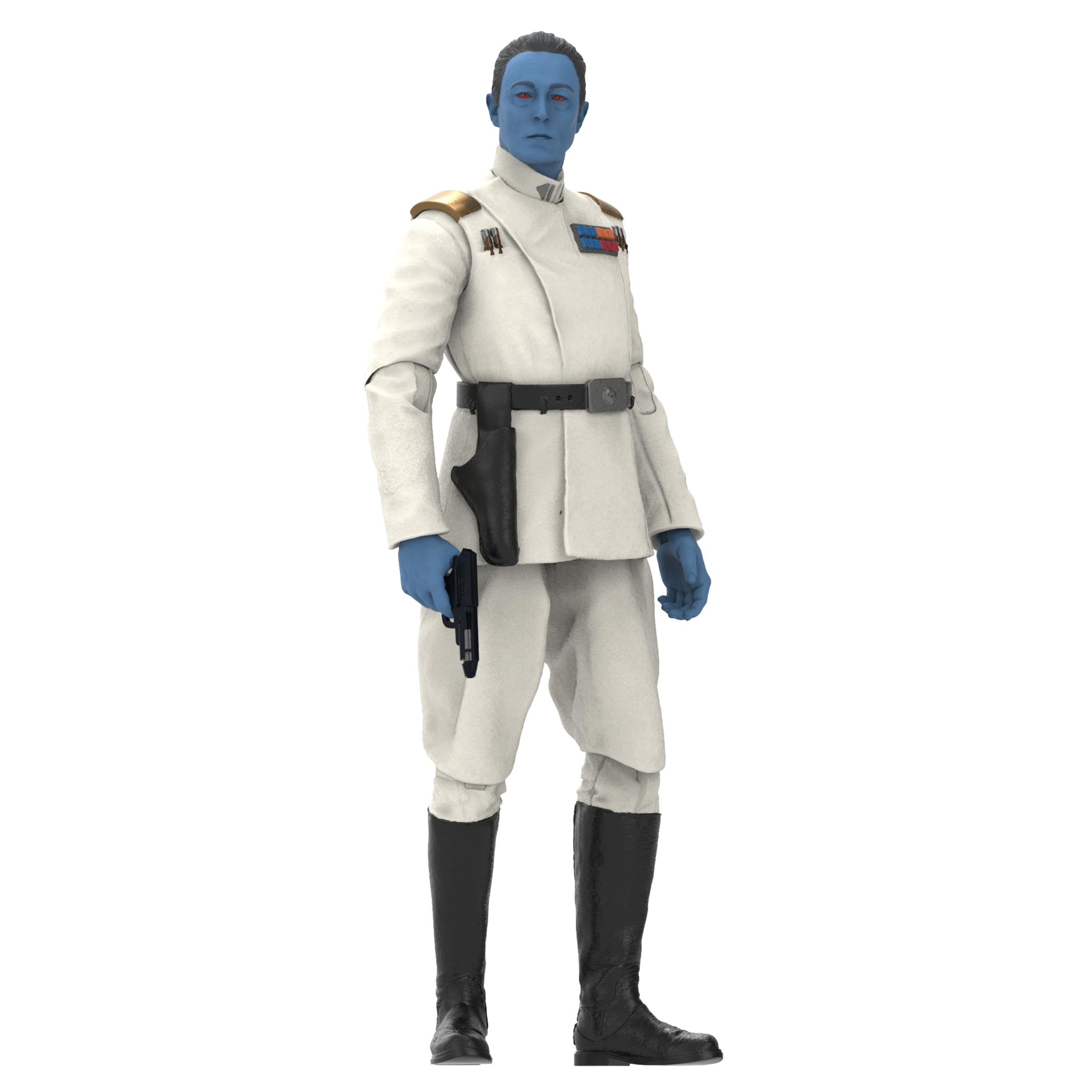 Figura De Acción Del Gran Almirante Thrawn De Star Wars The Black Series, Ahsoka, 15 Cm - Venta Internacional.