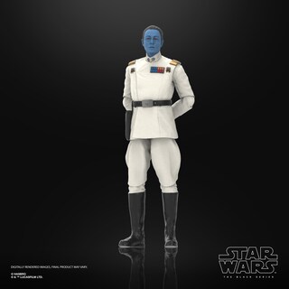 Foto 2 | Figura De Acción Del Gran Almirante Thrawn De Star Wars The Black Series, Ahsoka, 15 Cm - Venta Internacional.