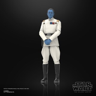 Foto 3 | Figura De Acción Del Gran Almirante Thrawn De Star Wars The Black Series, Ahsoka, 15 Cm - Venta Internacional.
