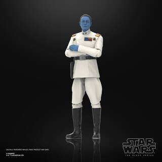 Foto 4 | Figura De Acción Del Gran Almirante Thrawn De Star Wars The Black Series, Ahsoka, 15 Cm - Venta Internacional.