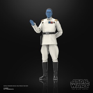 Foto 6 | Figura De Acción Del Gran Almirante Thrawn De Star Wars The Black Series, Ahsoka, 15 Cm - Venta Internacional.