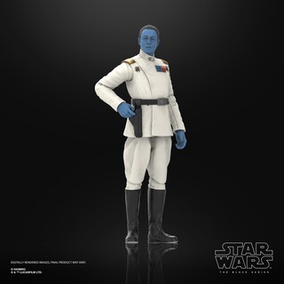 Foto 7 | Figura De Acción Del Gran Almirante Thrawn De Star Wars The Black Series, Ahsoka, 15 Cm - Venta Internacional.